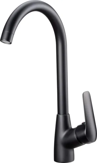 Neuesbad Serie 270 Schwarz Spültischarmatur mit U-Auslauf NB1DEBMON62M1
