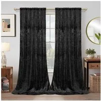 BTTO V&G Vorhang Gardinen Blickdicht Vorhang Samt Velvet Kräuselband (2 St), blickdicht, Vorhang Wohnzimmer