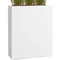 Pflanzwerk® Pflanzkübel DIVIDER Premium Blumenkübel Raumteiler Hochbeet Fiberglas, Fiberglas - Handgefertigt - Rechteckig - Frostbeständig