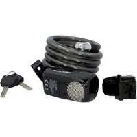 FISCHER Fahrrad Kettenschloss Alarm-Spiralschloss 120cm 12mm 85908:FISCHER