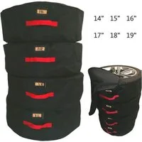 Aves-24 Reifentasche REIFENTASCHE Reifenabdeckung 4 Stück Set Tragegriff Winter Sommer, XXXL