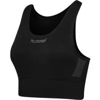 hummel Sport-BH Sport-Bra Seamless Rundhals nahtlos (schnelltrocknend, leicht) schwarz