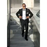 Man's World Fliege komfortable Weitenregulierung in elegant modischer Slim-Form