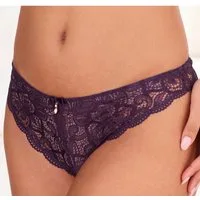 LASCANA Tanga Nikoletta mit feiner Zierschleife und Accessoire in Perlenoptik