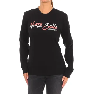 Langärmeliges Sweatshirt mit Rundhalsausschnitt 9024250 women