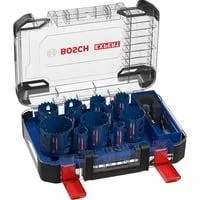 EXPERT Multi Material PC Plus Lochsägen-Set, Ø 20-76mm, 14-teilig mit Power Change Plus Adapter, Koffer