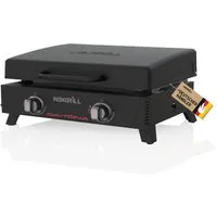 nexgrill Gasgrill Daytona 2B 2-Brenner Plancha, Tischgrill 5,9 kW, Tischplancha mit Deckel, Grillplatte Keramikbeschichtet