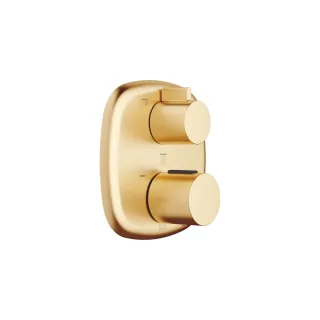 Dornbracht UP-Thermostat mit Dreiwege-Mengenregulierung COYA 36427404 Messing gebürstet (23kt,364274 36427404-28
