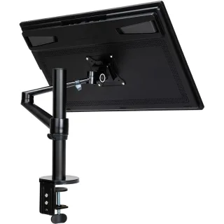 HUION ST410 Single Monitor Arm Heavy Duty Monitor Desk Stand with C-Clamp/Grommet VESA Mount with Fully Motion Rotation