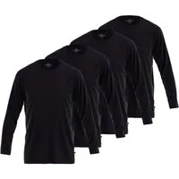 GÖTZBURG T-Shirt Herren T-Shirt 4er Pack Baumwolle Langarmshirt 4P (Packung, 4er Pack)