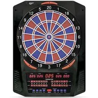 Carromco Zielscheibe Elektronische Dartscheibe Topaz-901 – Softdartboard, Dart Spiel, 40 Spiele & 761 Spielvarianten