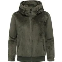 Ragwear Fleecejacke Cousy Short Bonded Übergangsjacke mit kuscheligem Teddyfell-Innenfutter