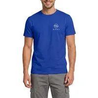 Spreadshirt T-Shirt Opel Logo Weißer Schriftzug Männer T-Shirt (1-tlg)