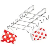 relaxdays Gläserhalter Tassenhalter Schrankeinsatz, 2-tlg.