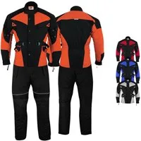 German Wear Motorradkombi GW302K (Spar-Set, 2-tlg., mit Protektoren, Motorradjacke & Motorradhose) 2-teiler Motorradjacke + Motorradhose
