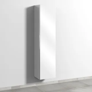 Sanipa 3way Hochschrank mit 1 Tür, Weiß-Glanz BS11178