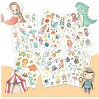 PAPIERDRACHEN Kindertattoo 100 Kindertattoos zum Aufkleben