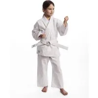 IPPONGEAR Karateanzug Club 2 (Einsteiger & Kinder Karateanzug), inkl. weißem Gürtel I Schnürbund I 220gr/m² (8 oz) Stoffdichte