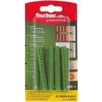 Spreizdübel SX GREEN 8x65 K grün, 10 Stück