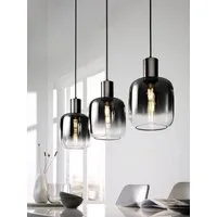 casa NOVA Pendelleuchte casa NOVA Pendelleuchte SVENJA H 170 cm grau Hängelampe Hängeleuchte