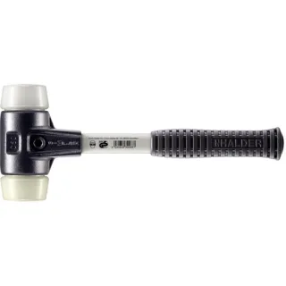 HALDER SIMPLEX - Schonhammer mit verstärktem Tempergussgehäuse und Fiberglasstiel, Superplastik - 3778.050