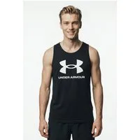Under Armour® Trainingstop UA Sportstyle Tanktop mit Logo leichtes Material, schnell trocknendes Gewebe