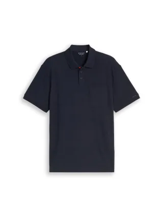 Tom Tailor - Poloshirt mit Brusttasche sky captain blue - Gr. - XXL
