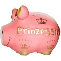 Wurm Spardose KCG Spardose Kleinschwein Prinzessin, Keramik, 12,5x9x9 cm