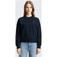 TOM TAILOR Denim Sweatshirt Strick & Sweatshirts Sweatshirt mit Herz-Detail