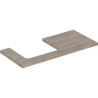 Geberit ONE Waschtisch-Platte, Ausschnitt links, für Aufsatzwaschtisch 505304006