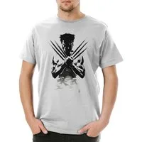 Urban Backwoods Print-Shirt Shadow Warrior Herren T-Shirt Wolverine Mutant Art Logan Way Logo Kult (1-tlg) Comic Art Kunst