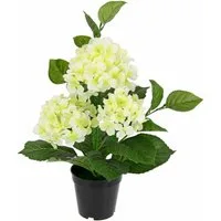 Kunstblume Hortensien, I.GE.A., Höhe 50 cm, Künstliche Hortensie im Topf Blume Hortensienbusch künstlich Pflanze
