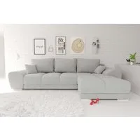 99rooms Ecksofa Antalya, Sofa L-Form, Eckcouch, mit Rückenkissen, Schlaffunktion, Strukturstoff NEVE