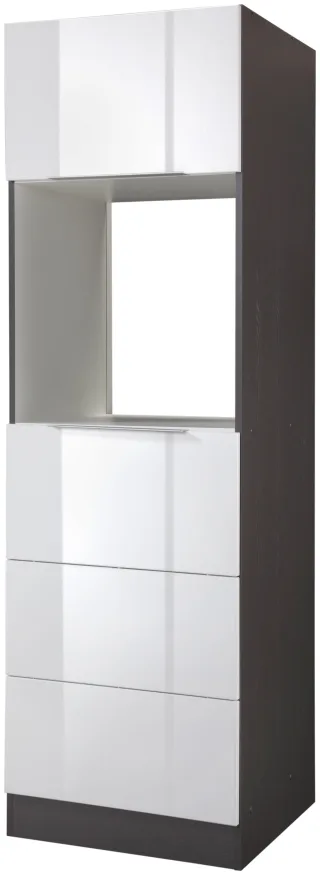 KOCHSTATION Backofen/Kühlumbauschrank "KS-Brindisi" 60 cm breit, 200 cm hoch