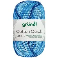 Gründl 50 Gramm Gründl Cotton Quick Print Strickgarn Farbauswahl Bastelgarn