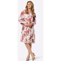 Sieh an! Etuikleid Druck-Kleid Langarm