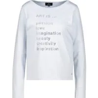 Monari T-Shirt 809376 Strasssteinschriftzug