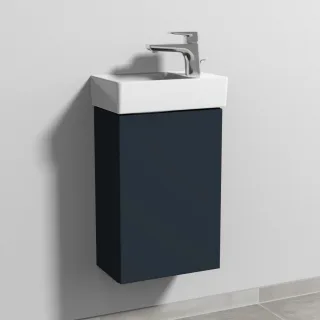 Sanipa 3way Waschtischunterbau zu Villeroy & Boch Avento Waschtisch mit 1 Tür, Marine-Matt SP6271R