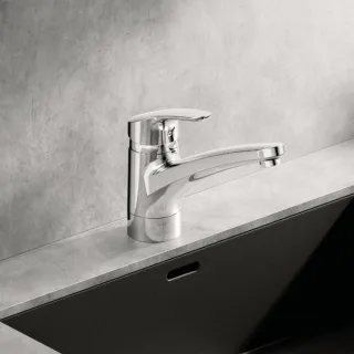 Hansa Küchenarmatur Hansamix 01142283 chrom, schwenkbarer Auslauf