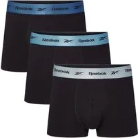 Reebok Trunk Hirst (3er Pack) ohne Eingriff, Metallic-Logobund
