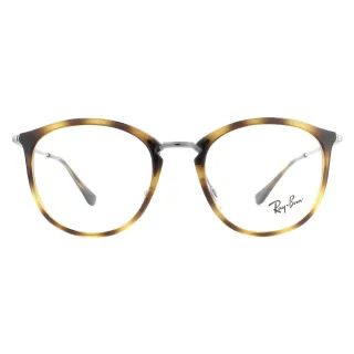 Ray-Ban Brillenrahmen RX7140 2012 Schildpatt und Gunmetal Männer Frauen