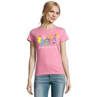 Blondie & Brownie T-Shirt Süßes Friends Glücksbärchis Care Bears Fun Damen Motiv Damen T-Shirt Sweet Friends Lucky Bears Care Bears Motiv Freizeitshirt