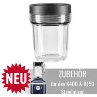 KitchenAid Mixaufsatz Für KitchenAid K400 & K150 Standmixer: 200ml Mixbehälter 5KSB2042BBA