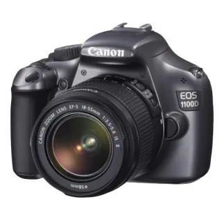 Canon EOS 1100D [12MP Live View 27"] grau inkl. EF-S 18-55mm 1:35-56 IS II Objektiv