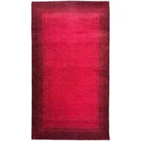 Rug Studios Teppich GABBEH ROYAL HANDGEKNÜPFT, Rechteckig, Höhe: 23 mm, Wohnzimmer, 80 x 250 cm, Rot