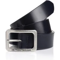 TOM TAILOR Ledergürtel TTEVE 4 cm breiter Damen Ledergürtel, kalssiches Must-Have