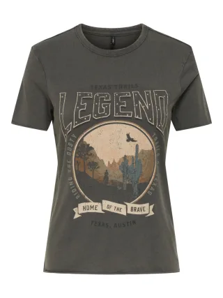 ONLY - T-Shirt - Onllucy grau - Gr. - XS