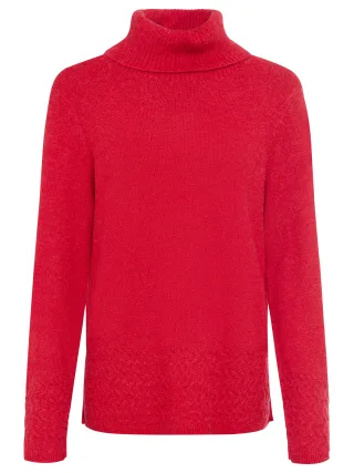 Olsen - Pullover Long Sleeves true red - Gr. - 38