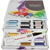 Ackermann Nähgarn, ACKERMANN Nähgarnbox *weiß*