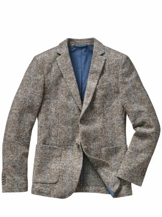 Mey & Edlich Herren Dolce-Vita-Sakko Blau 38 % Wolle, 37 % Baumwolle, 25 % Polyester